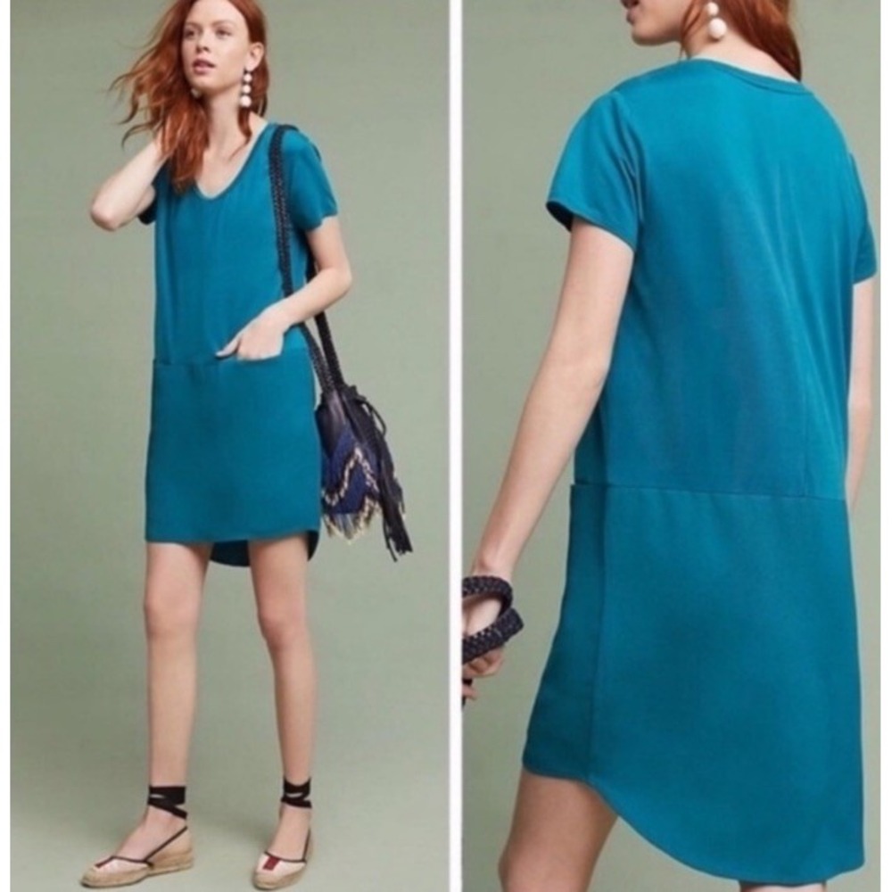 Anthropologie Dolan Left Coast Collection Loren Tunic Shift Dress Size Small